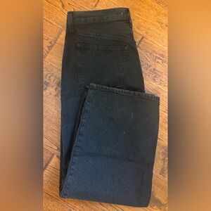 Abercrombie & Fitch Black High-Rise Loose Jeans